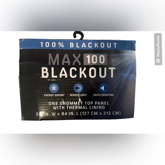 ONE Blackout Grommet Top Curtain Panel - Picture 5 of 6